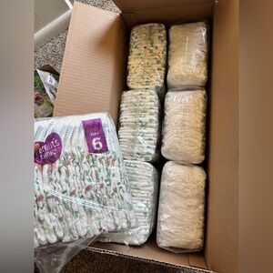 NEW Parent's Choice Dry & Gentle Diapers Size 6, 154 Count